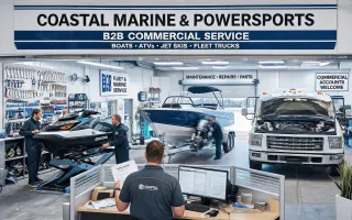 Marine and powersport service shops